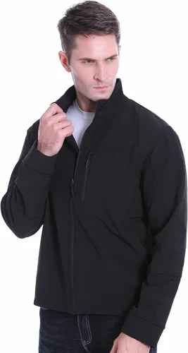 Vista 3 de Mens Cycling Jacket Running Fleece Windproof Reflective Warm Up Thermal Bike Jackets