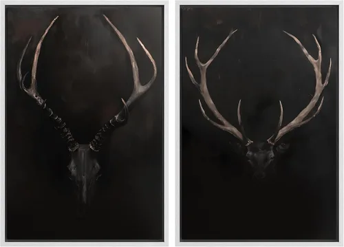 Vista 101 de SIGNWIN Lienzo enmarcado para pared, ilustraciones abstractas texturizadas en tonos beige terrosos, arte moderno, decorativo, contemporáneo