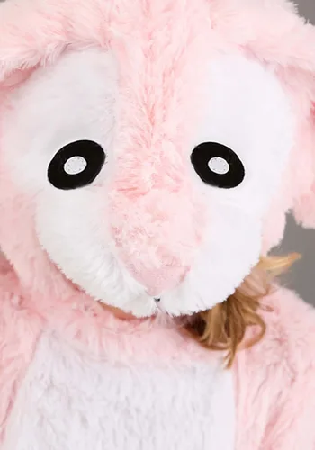 Vista 4 de Toddler Fluffy Pink Bunny Costume