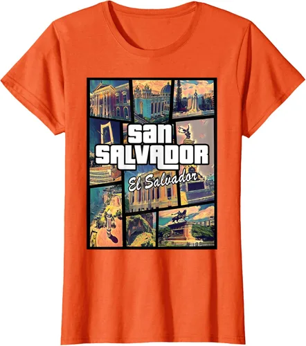 Vista 58 de Camiseta Orgullosa de San Salvador Capital El Salvador
