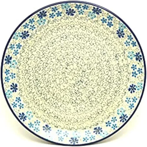 Vista 17 de Plato de cerámica polaca - Ensalada/Postre (7 3/4") - Otoño