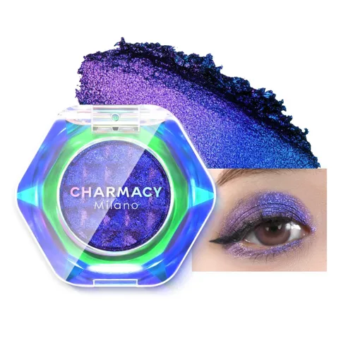 Vista 29 de CHARMACY Star Bomb - Sombra de ojos multicolor con purpurina, paleta de sombras de ojos que cambian de color, sombras de ojos en crema altamente