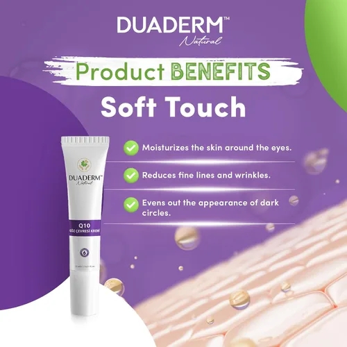 Vista 4 de Q10 Crema de contorno de ojos, antienvejecimiento Q10 Crema de ojos para líneas finas y ojos cansados, 0.5 fl oz (0.5 fl oz)