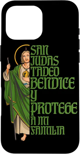 Vista 19 de Saint Jude Thaddeus. Bless and Protect My Family Case for iPhone 17
