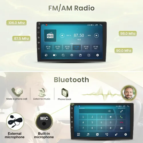 Vista 4 de Radio Android para Ford F150 2009-2012 (0nly para CA manual), con pantalla táctil de 9 pulgadas, CPU de 8 núcleos 4GB+64GB, soporte Carplay, Android