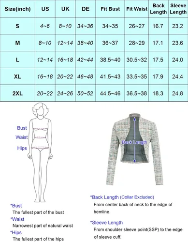 Vista 4 de Belle Poque - Chaqueta de manga larga con volantes para mujer