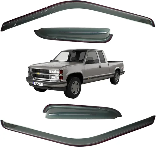 Vista 172 de Viseras para ventanas para Mazda 3 Sedán 4 puertas 2004 2005 2006 2007 2008 2009 estilo JDM Mugen, deflector de viento, protector solar y de lluvia