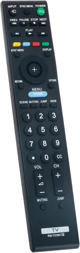 Vista 2 de RM-YD080 RMYD080 Reemplazo remoto compatible con Sony EX440 EX340 EX350 BX451 BX450 Series Bravia LCD TV KDL-42EX441 KDL-42EX440 KDL-32EX340