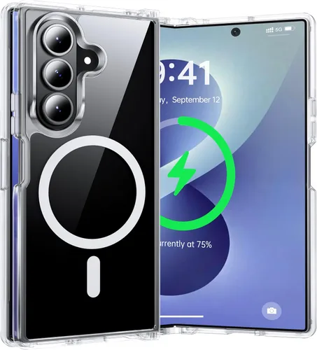 Vista 25 de Funda para Samsung Galaxy 8 Fold Z compatible con MagSafe, transparente