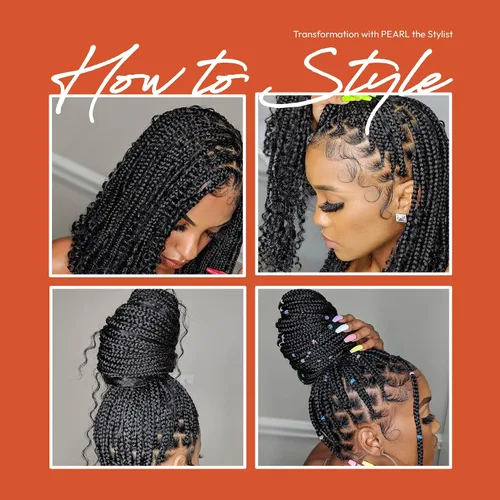Vista 5 de Red by Kiss Gel de trenzado para trenzas de caja, cornrows, hidratante, acondicionador, añade alto brillo, enriquecido con aceite de ricino negro