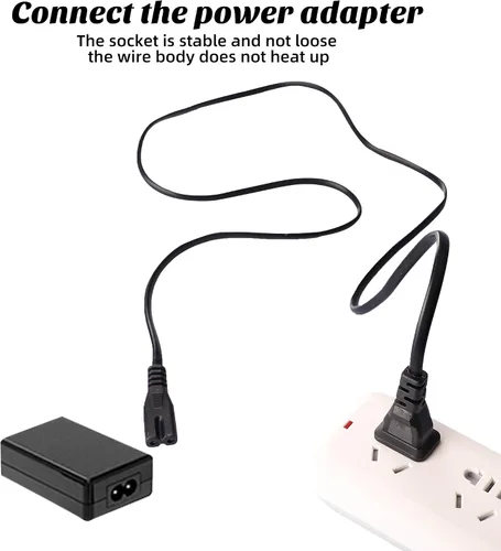 Vista 7 de Evenpop 2 Prong AC Power Cord Cable Compatible with Xbox One SXbox One XXbox Series XS Game Console, for Sony PlayStation PS4 PS3 PS2 SlimPSPPSV