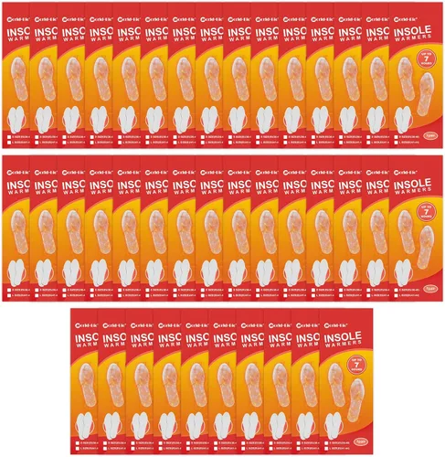 Vista 8 de WORLD-BIO - Paquete económico de plantillas desechables para calentar pies de 7/10/16/40 pares, proporcionan más de 12 horas de calor, calentadores