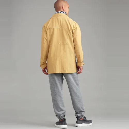 Vista 8 de Simplicity Paquete de tops con media cremallera para hombre y mujer, cuello y pantalones sin cierre, patrón de costura código 9278, tallas XS-M