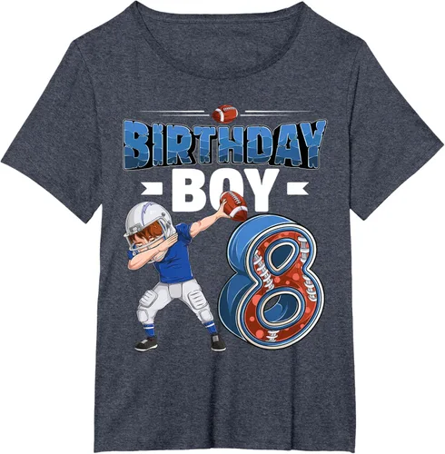 Vista 73 de Dabbing Boy - Camiseta de 8 años de fútbol americano americano, Negro, S