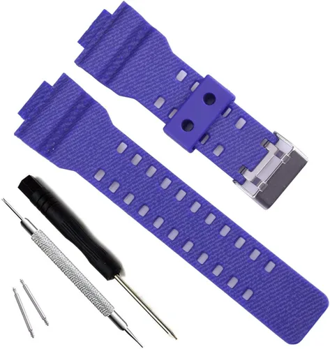 Vista 38 de My Time OliBoPo - Correa de repuesto de resina natural para reloj Casio G-Shock GD120/GA-100/GA-110/GA-100C