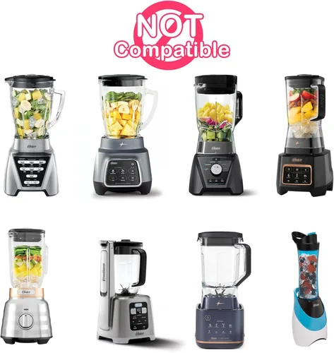 Vista 4 de Piezas de repuesto para jarra de vidrio de licuadora de 6 tazas con cuchilla para Oster Osterizer Serie Clásica NO apto para modelos Pro Master