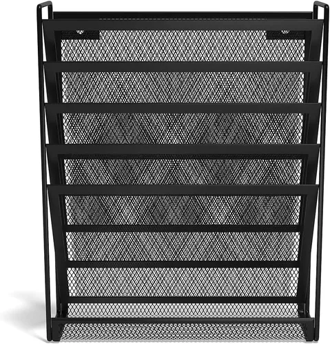 Vista 2 de TRU RED Archivador de pared con letras de malla, organizador colgante de 5