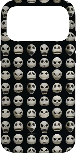 Vista 22 de Funda negra para iPhone 13 Pro Max Disney The Nightmare Before Christmas Jack Expressions