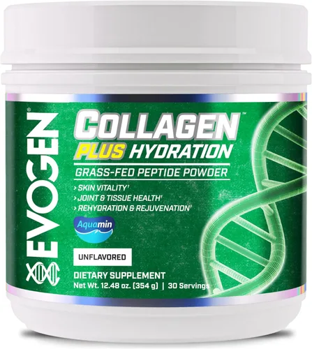 Vista 9 de Evogen Collagen Plus Hydration - Colágeno alimentado con pasto para mujeres y hombres Péptidos de colágeno en polvo Colágeno en polvo que apoya