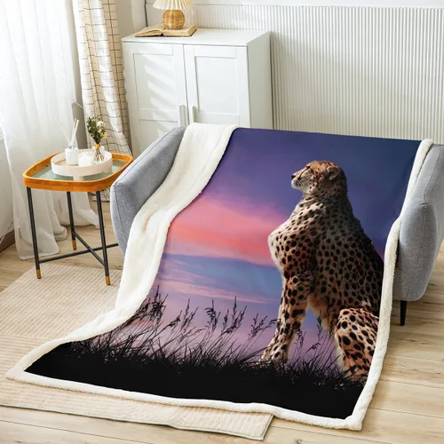 Vista 11 de Erosebridal Manta de vellón con diseño de caballo para niñas, niños y parejas, 40 x 50 pulgadas, diseño de animales salvajes, acuarela, 3D