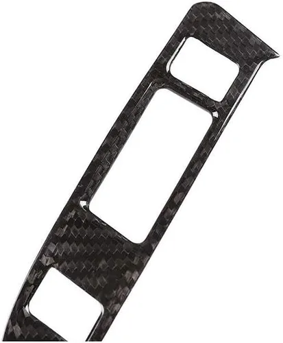Vista 6 de YIWANG 100% fibra de carbono real coche cambio cambio marco marco marco ajuste para BMW M3 M4 F80 F82 F83 2014-2018 mano izquierda accesorios