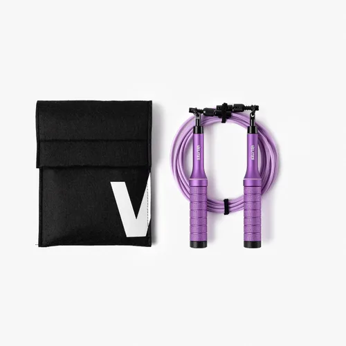 Vista 9 de Velites - Cuerda de saltar Earth 2.0 - Cuerda oficial de juegos CrossFit - Cuerda de velocidad profesional de aluminio para doble bajo, fitness