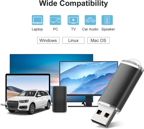 Vista 4 de RAOYI 10 unidades de 1 GB USB Flash Drive 1G Pen Drive USB 2.0 Memory Stick Thumb Drive Negro