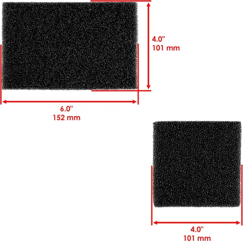 Vista 2 de Filtro de aire de admisión Caltric para Polaris Ranger 900 4X4 Diesel 2011-2012/Crew 900 Diesel 2012