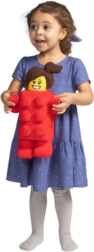 Vista 5 de LEGO Minifigure Brick Suit Girl - Personaje de peluche de 13 pulgadas