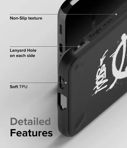 Vista 6 de Ringke Onyx - Funda protectora para teléfono compatible con Samsung Galaxy S22 Plus 5G (2022), diseño impreso, resistente, resistente, duradero, a