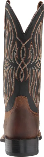 Vista 3 de Ariat Sport Rustler Western Boots - Botas vaqueras de cuero para hombre, Marrón desteñido