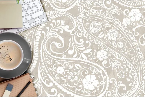 Vista 3 de RoomMates RMK11580RL - Papel pintado de cachemira beige