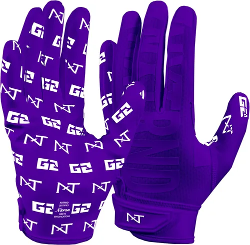 Vista 27 de Nxtrnd G2 Pro Football Gloves, Men's Ultra Sticky Elite Receiver Gloves