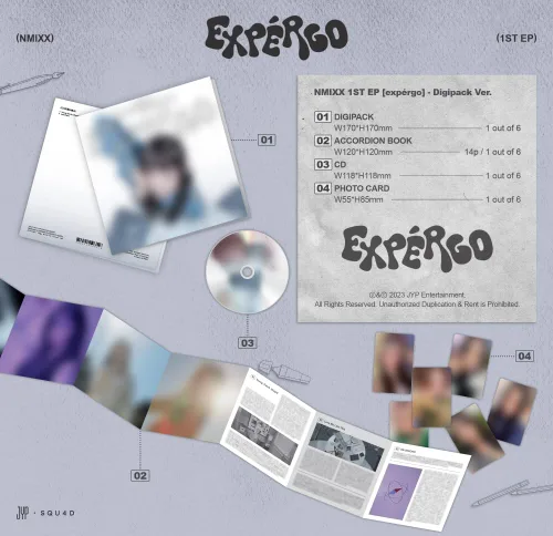 Vista 2 de NMIXX - expérgo [Digipack Ver.] Album (6 ver. SET)