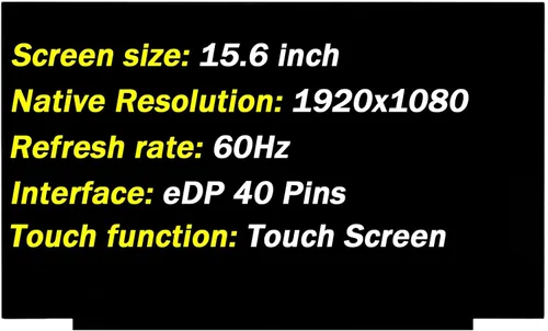 Vista 10 de Repuesto para HP 15-dy0013dx 15-dy1023dx 15-dy1751ms 15-dy1043dx 15-dy2762wm 15-dy1085nr 15-dy2703dx 15-dy2093dx 15-dy2125od 15-dy2125od 15-dy2703dx