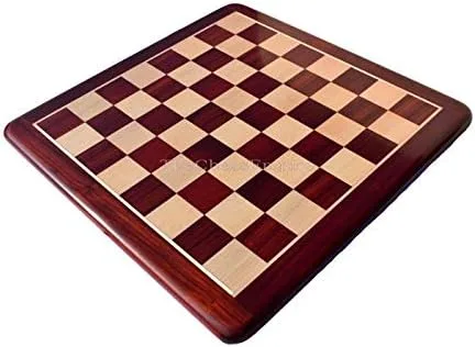 Vista 3 de 19 Tablero de ajedrez de madera maciza hecho a mano de arce y padauk de 2 pulgadas, cuadrado de lujo hecho a mano para juego de ajedrez y piezas