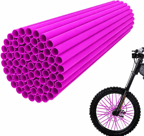 Vista 8 de JFG RACING protectores de plástico para radios de bicicleta o motocicleta, Negro