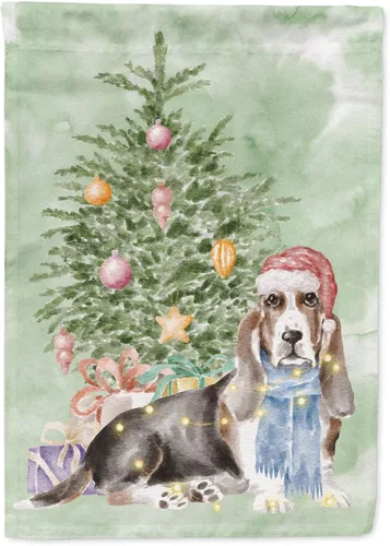 Vista 40 de Caroline's Treasures CK8213GF Bulldog Inglés #2 Regalos de Navidad y árbol de jardín Bandera de buzón Bandera decorativa para patio exterior, patio