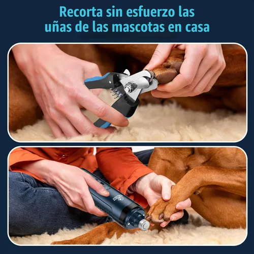 Vista 5 de VIWIK Molinillo de uñas para perros, cortaúñas para perros con luces LED, kit de cortaúñas para mascotas para perros grandes, medianos y pequeños