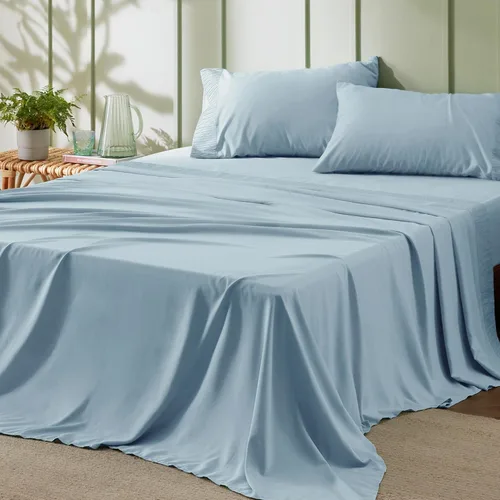 Vista 29 de Bedsure Juego de sábanas para cama individual - 3 piezas de sábanas suaves para cama individual - Transpirables y refrescantes - Calidad hotelera