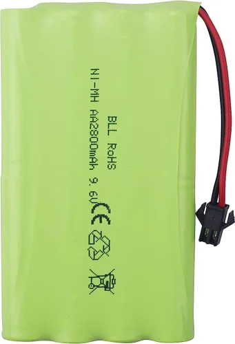 Vista 7 de Batería recargable AA de 9.6 V 2800 mAh con enchufe SM-2P con cable de carga USB para juguetes RC coches, camiones, tanques, vehículos