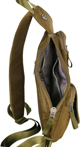 Vista 60 de Mochila de nylon para el pecho, mochila de viaje en bicicleta y gimnasio