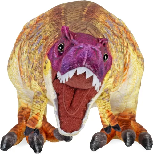 Vista 2 de Wild Republic Colección Artista, Dinosaur T-Rex, regalo para niños, 15 pulgadas, juguete de peluche, botellas de agua recicladas