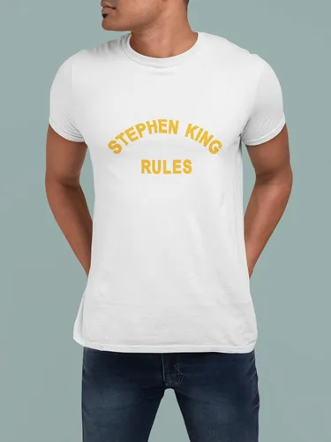 Vista 8 de Stephen King - Camiseta divertida y impresionante para hombre, camiseta con estampado de Best King Ever