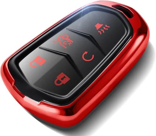 Vista 8 de Funda para llavero Cadillac, compatible con Cadillac CTS, SRX, XT5, ATS 15-19