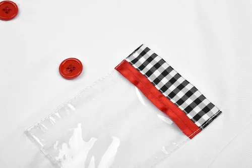 Vista 4 de ReliBeauty Conjunto de disfraz de chef para niños y niñas, juego de rol con delantal desmontable