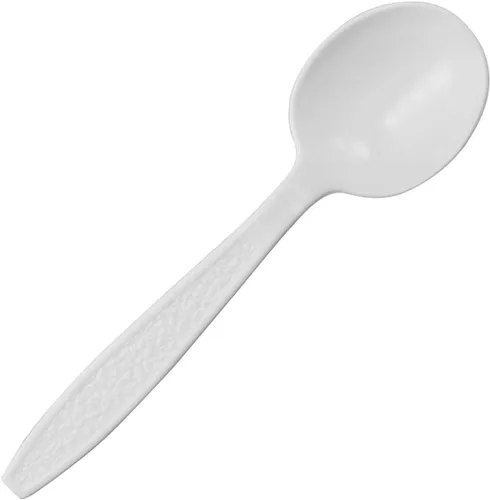 Vista 16 de Daxwell cuchara de té pesada, de tamaño completo, plástico negro, Negro, 1000