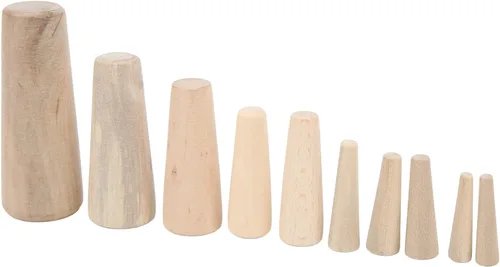 Vista 7 de Enchufe de madera cónico de emergencia con casco, 10 tapones cónicos para evitar el drenaje de barco, kit de tapones de drenaje para barcos, yates