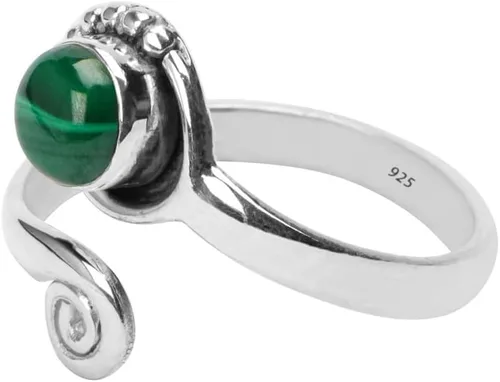 Vista 4 de Anillo de dedo del pie de piedra preciosa de plata de ley 925, joyería para el cuerpo, anillo de dedo del pie de la mano de la mano de la piedra