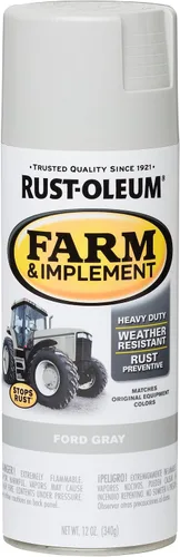 Vista 99 de Rust-Oleum Farm & Implement 280176 - Pintura esmaltada, galón, naranja (Allis Chalmers Orange)